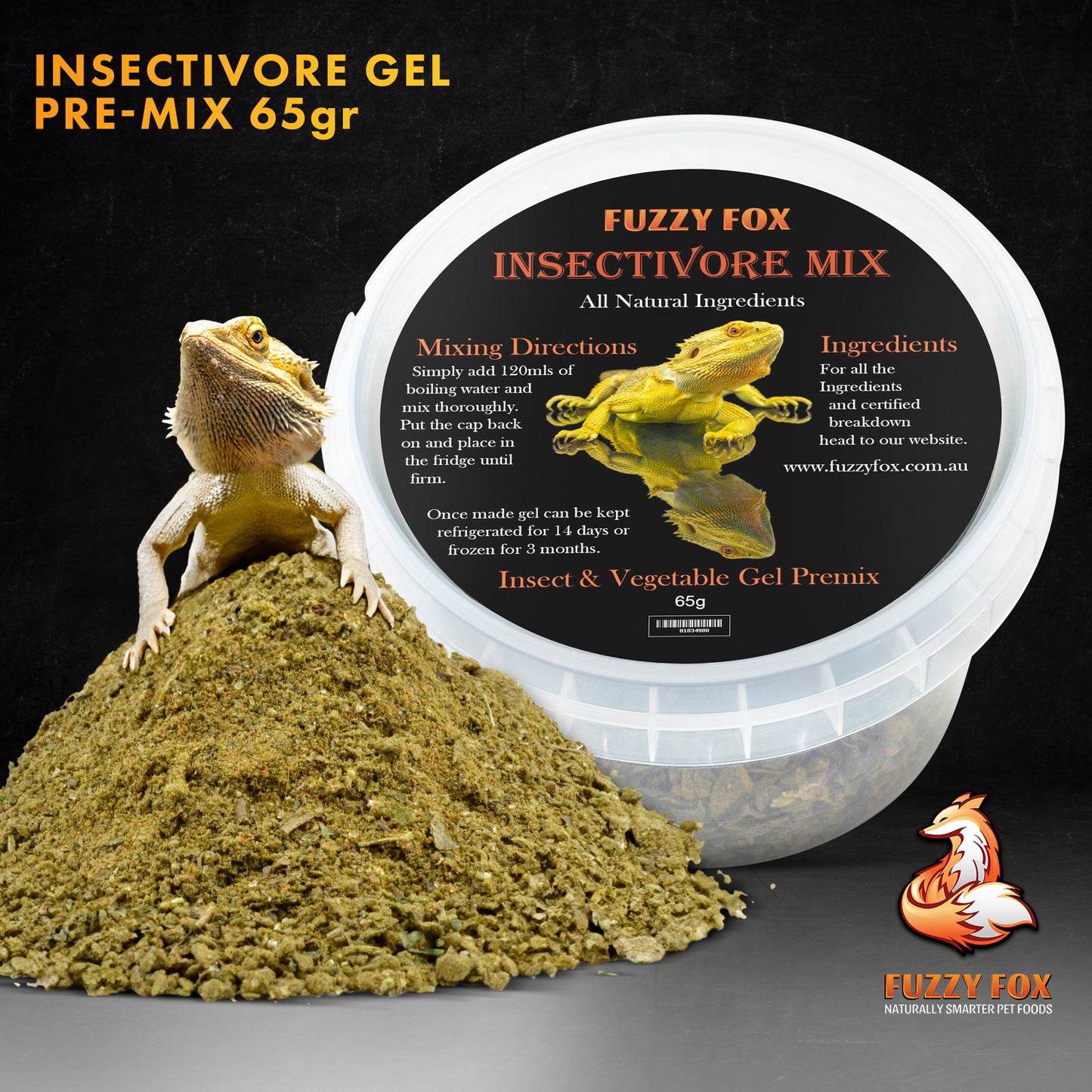 Insectivore Gel Pre-mix 65g