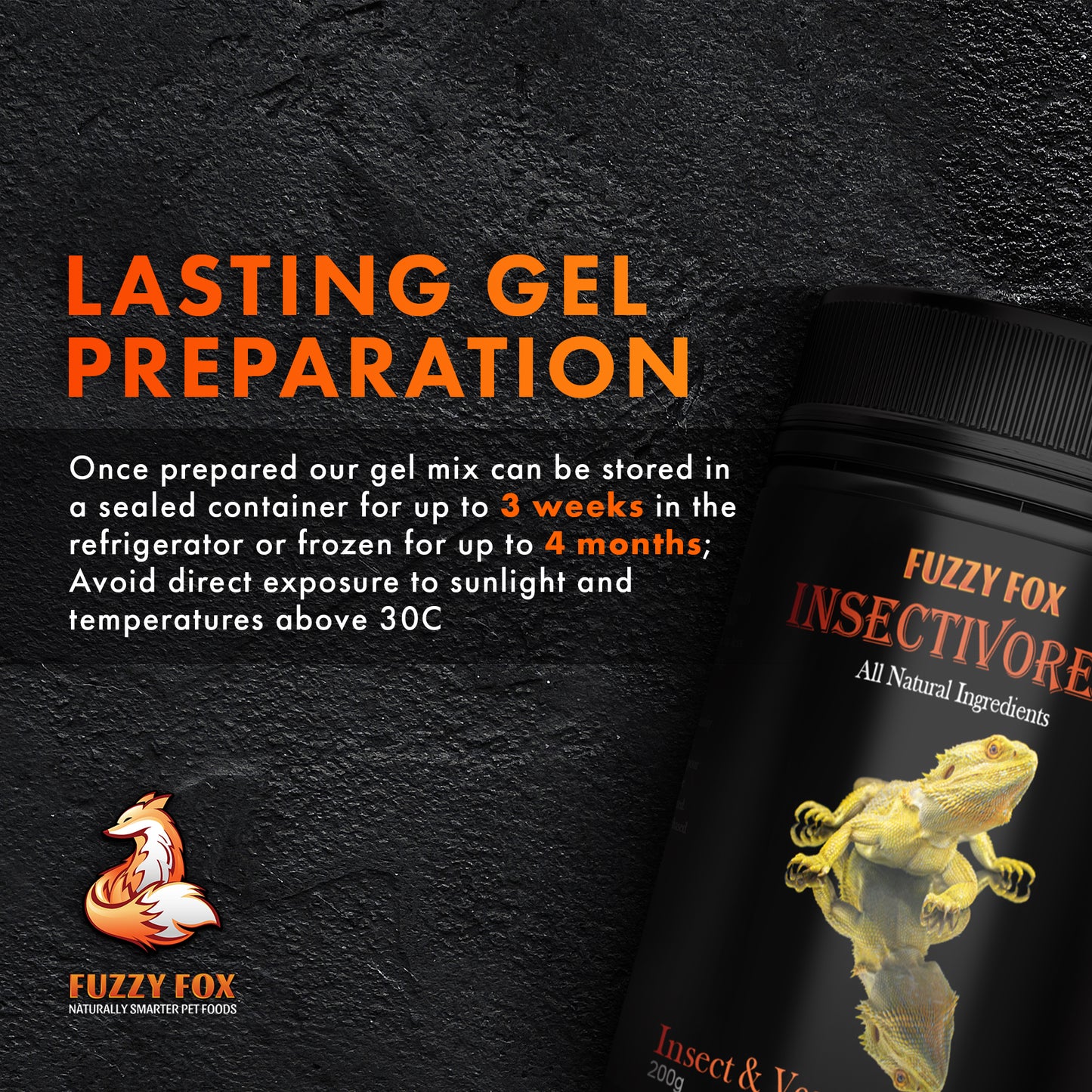 Insectivore Gel Pre-mix 200g