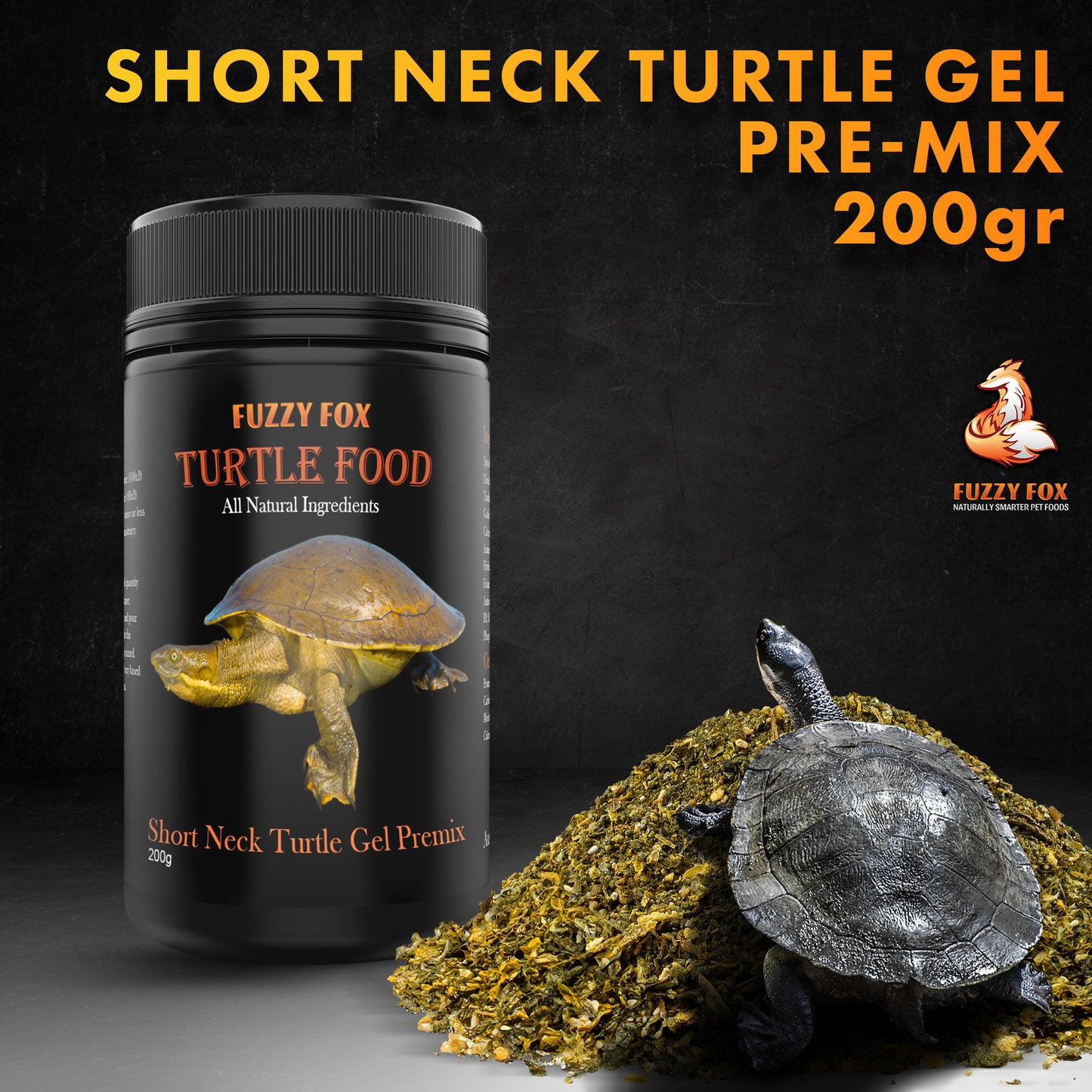 Short Neck Turtle Food 200g