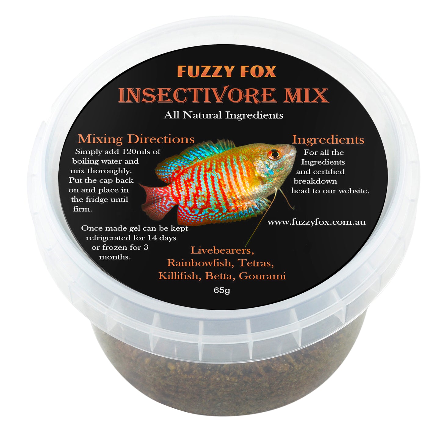 Fish Insectivore Mix 65g