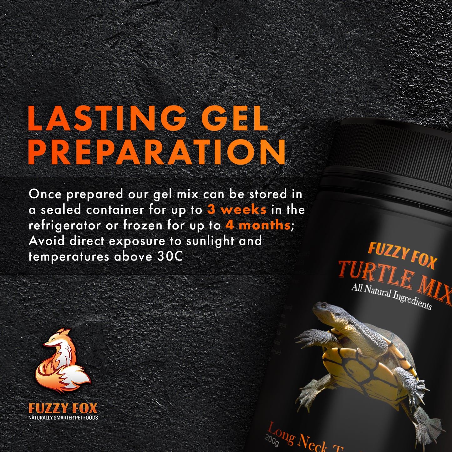 Long Neck Turtle Gel Pre-Mix 200g