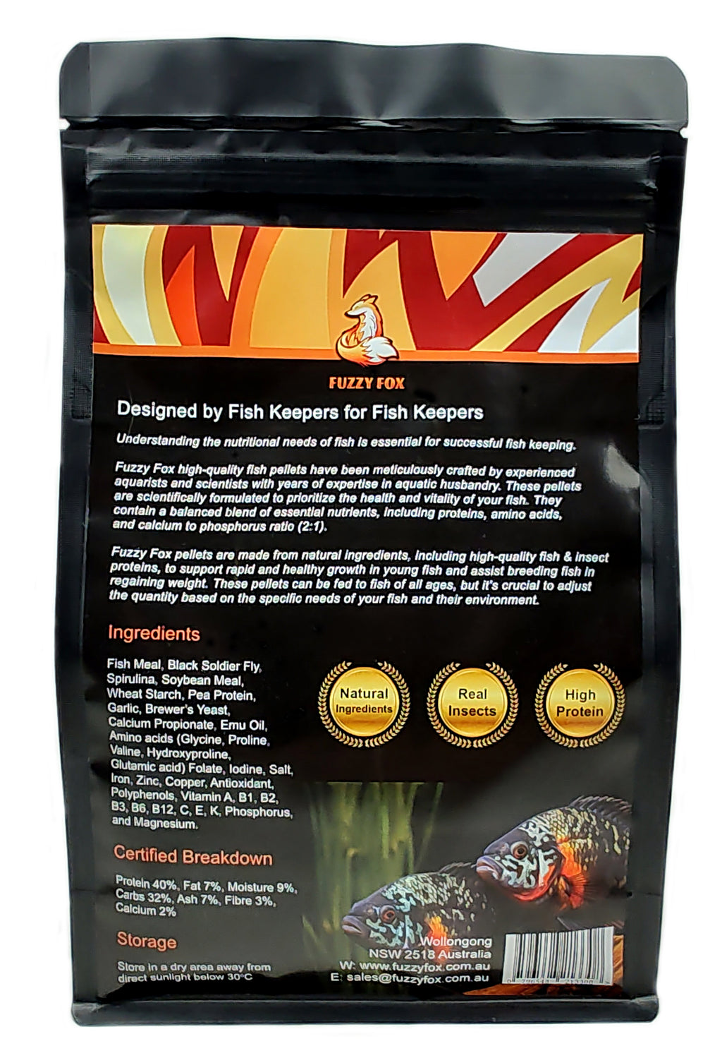 Fish Pellets 5mm Sinking 400g